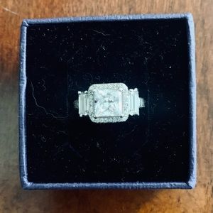 Kelly Waters Sterling and CZ Ladies Ring.  Size 6.